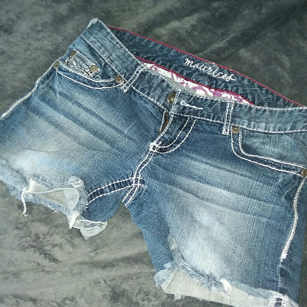 Maurice's Jean shorts